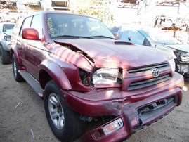 2002 Toyota 4Runner SR5 Burgundy 3.4L AT 2WD #Z22064